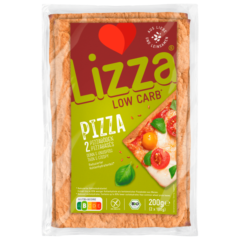 Lizza Bio Pizzaböden 200g